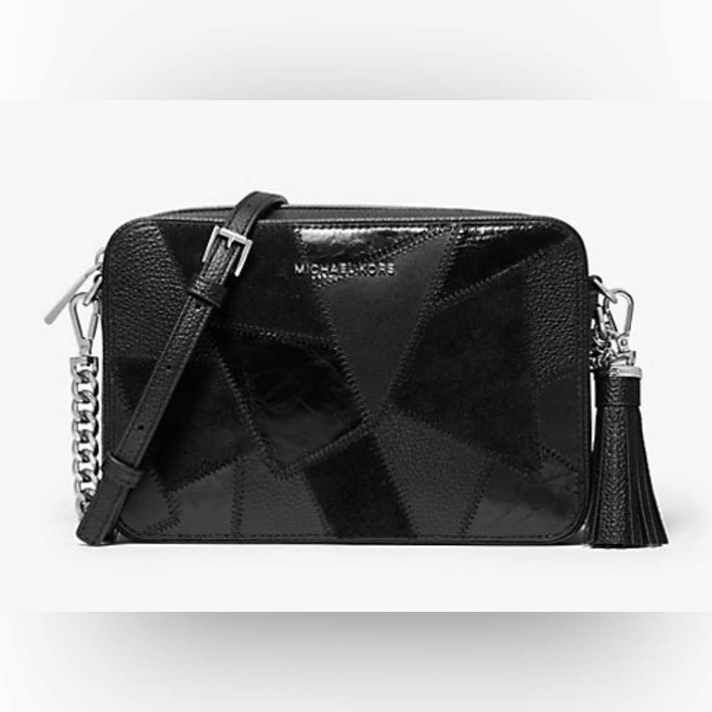 Michael Kors Patchwork Black Crossbody Bag